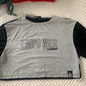 LS\\RW Mesh Cropped T-shirt